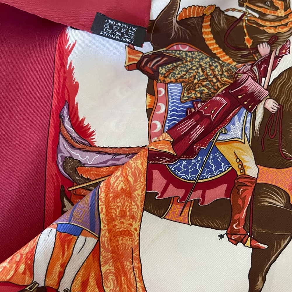 COPY - Hermès Turqveries En L’Honneur De Mr Le T. Silk Scarf. - Picture 13 of 16